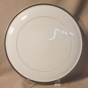 Christopher Stuart Royal Black Y1006 Chop Round Platter Cake Plate 13" EXCELLENT